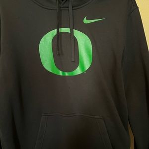 University of Oregon Nike sweatshirt.